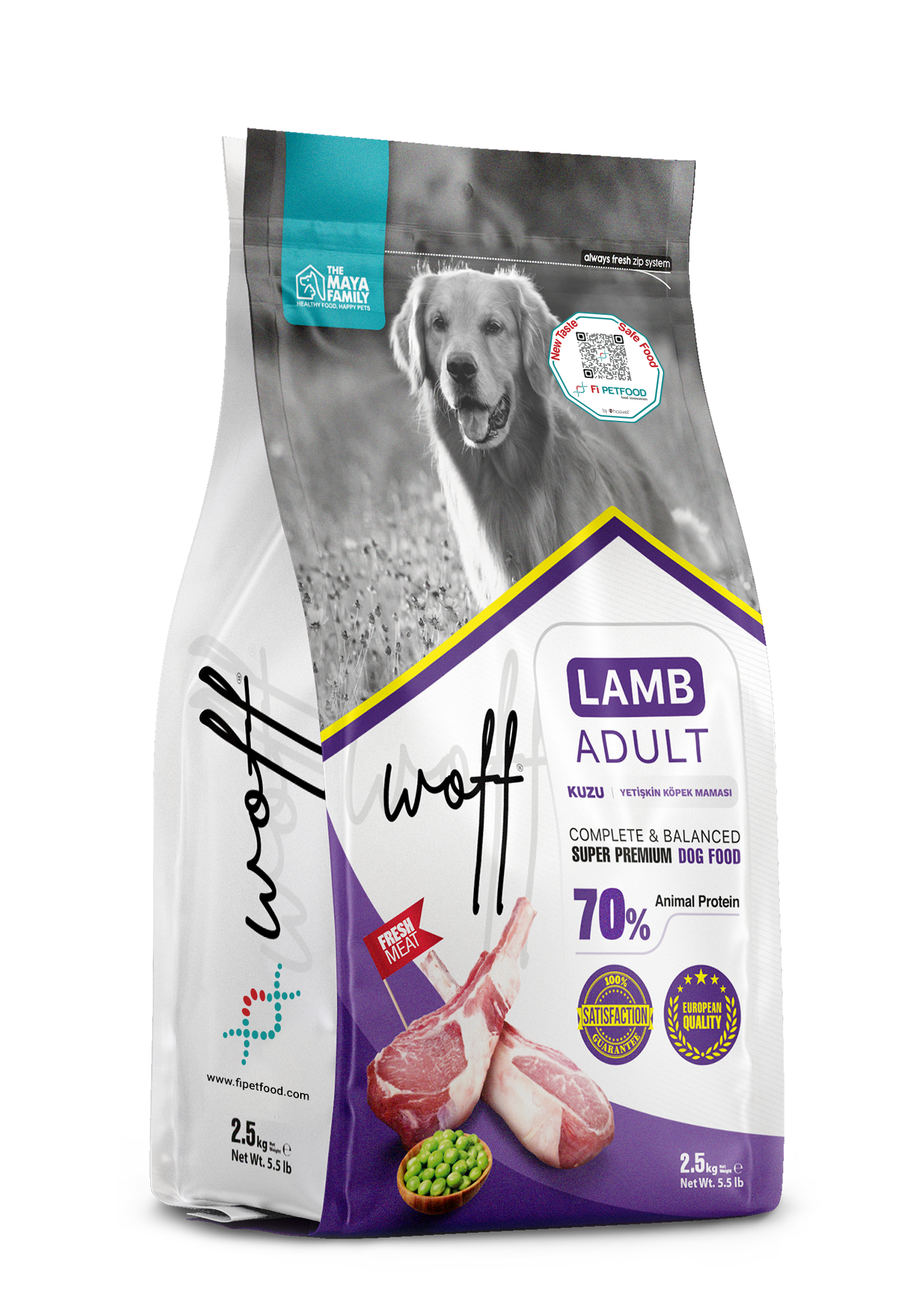 WOFF DOG LAMB ADULT